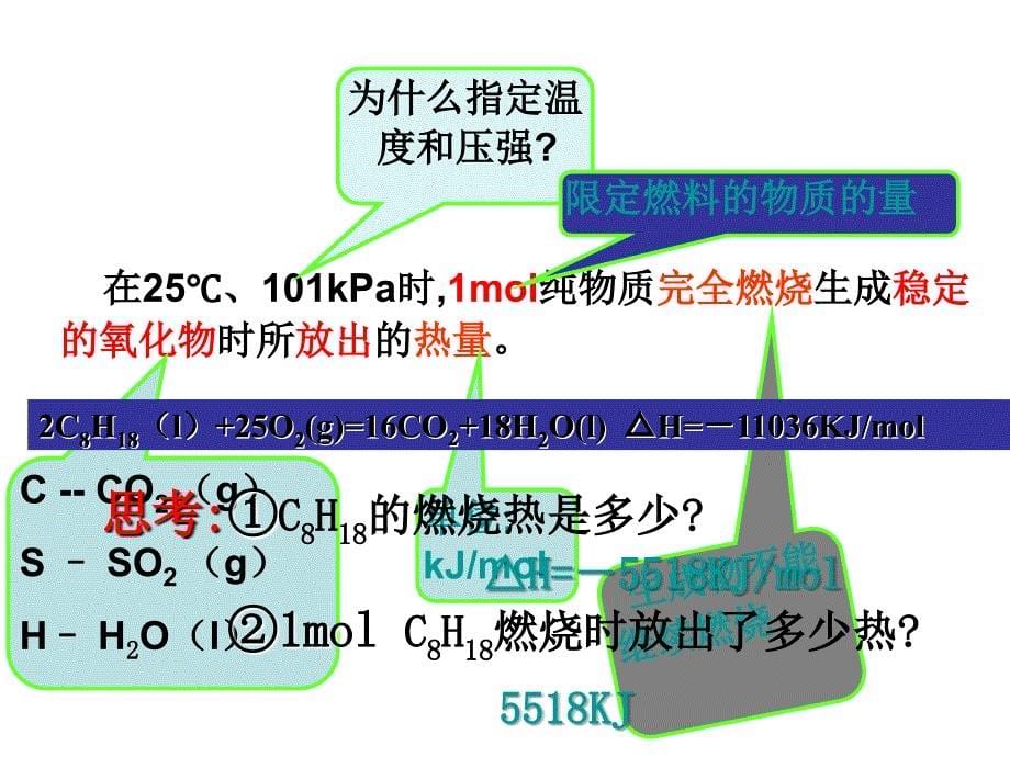 高二化学燃烧热和能源_第5页