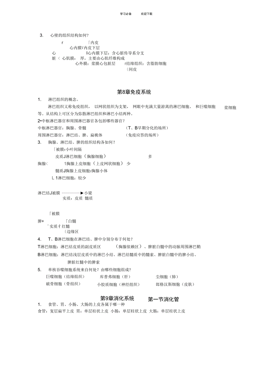 组胚知识点简答题_第4页