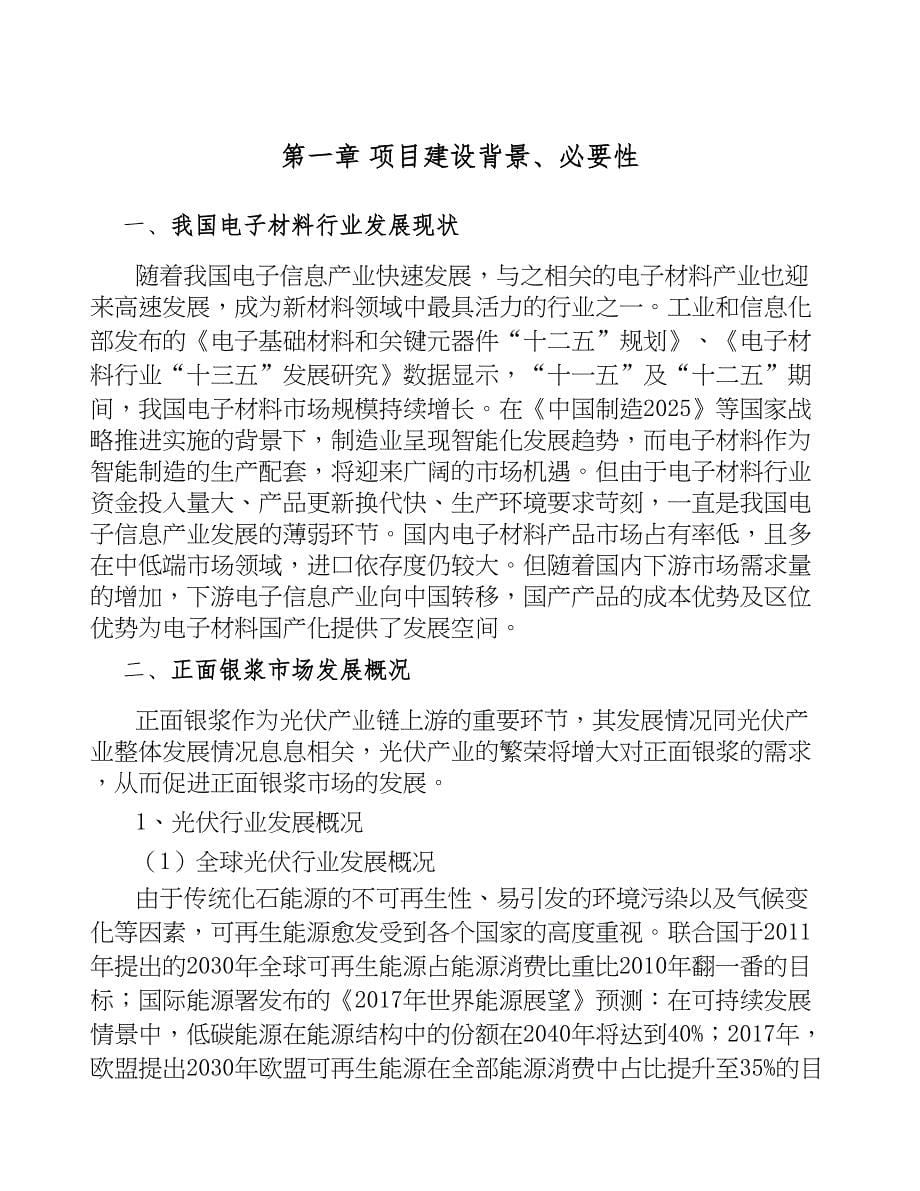 杭州电子浆料项目可行性研究报告(DOC 45页)_第5页