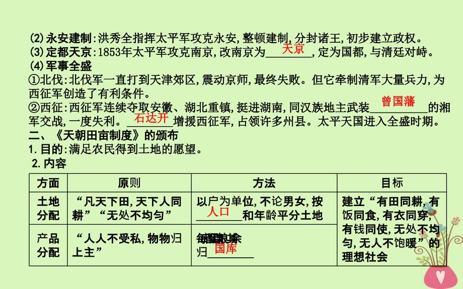 历史 第4单元 近代中国反侵略求民主的潮流 第11课 太平天国运动 新人教版必修1_第4页