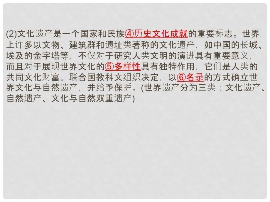 高考政治总复习 文化生活 33 文化的多样性与文化传播课件 新人教版必修3_第5页