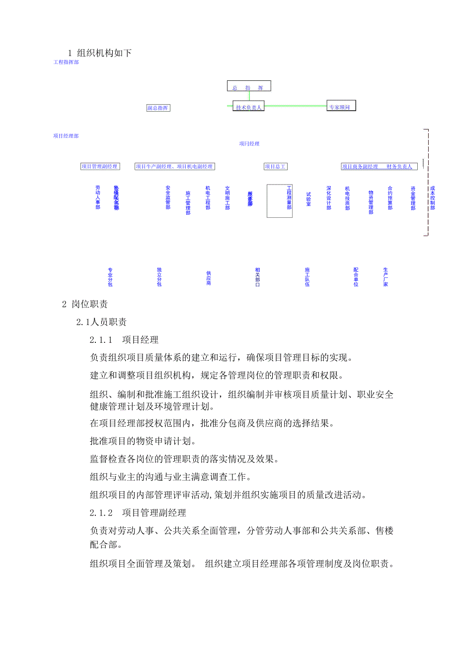 项目现场组织管理机构_第2页