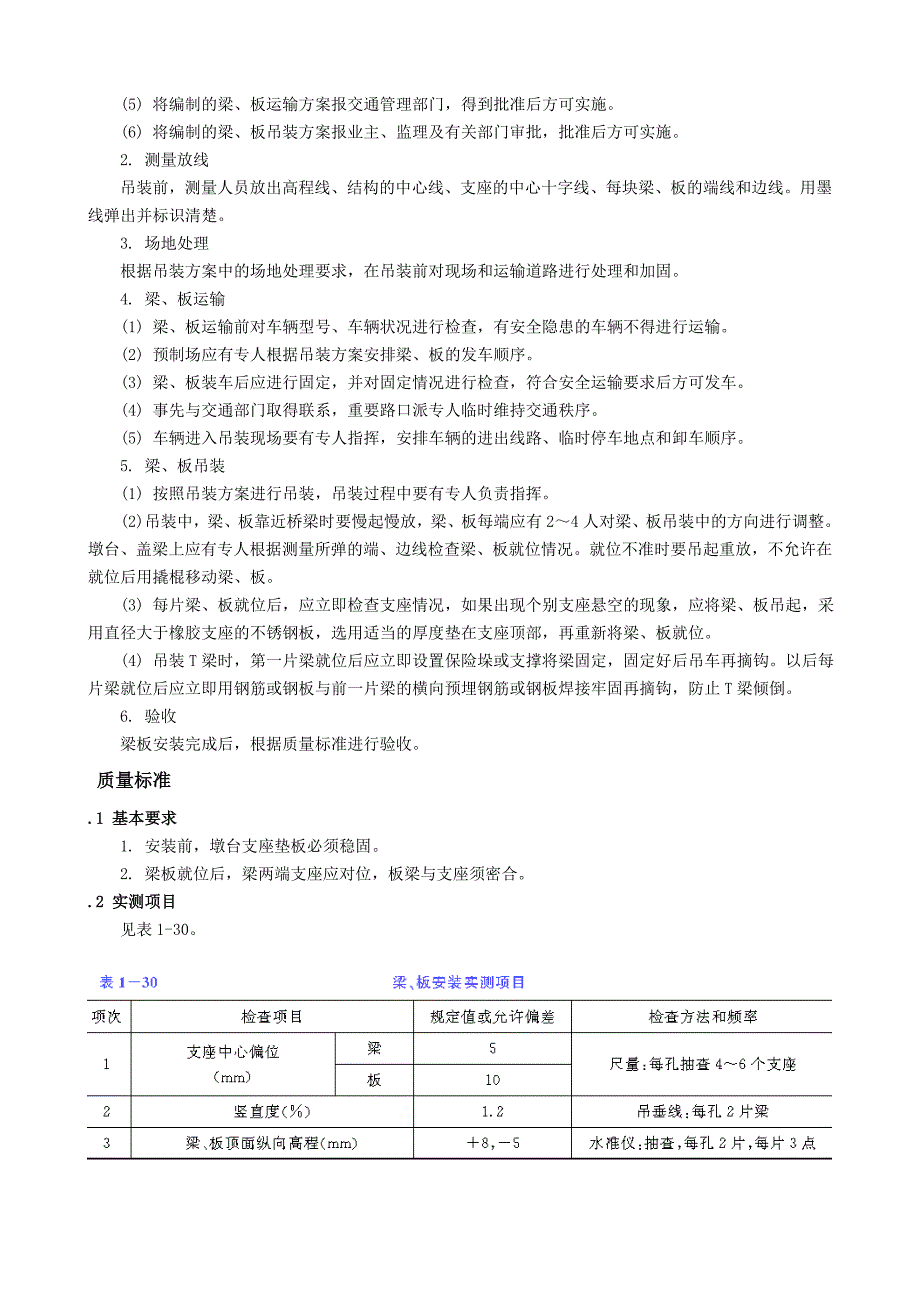 预制梁、板吊车安装技术交底技术交底_第2页