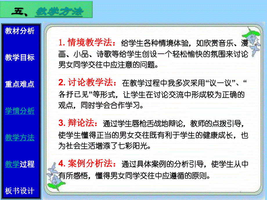 优质课比赛获奖课件：第八课相逢在花季.ppt_第4页