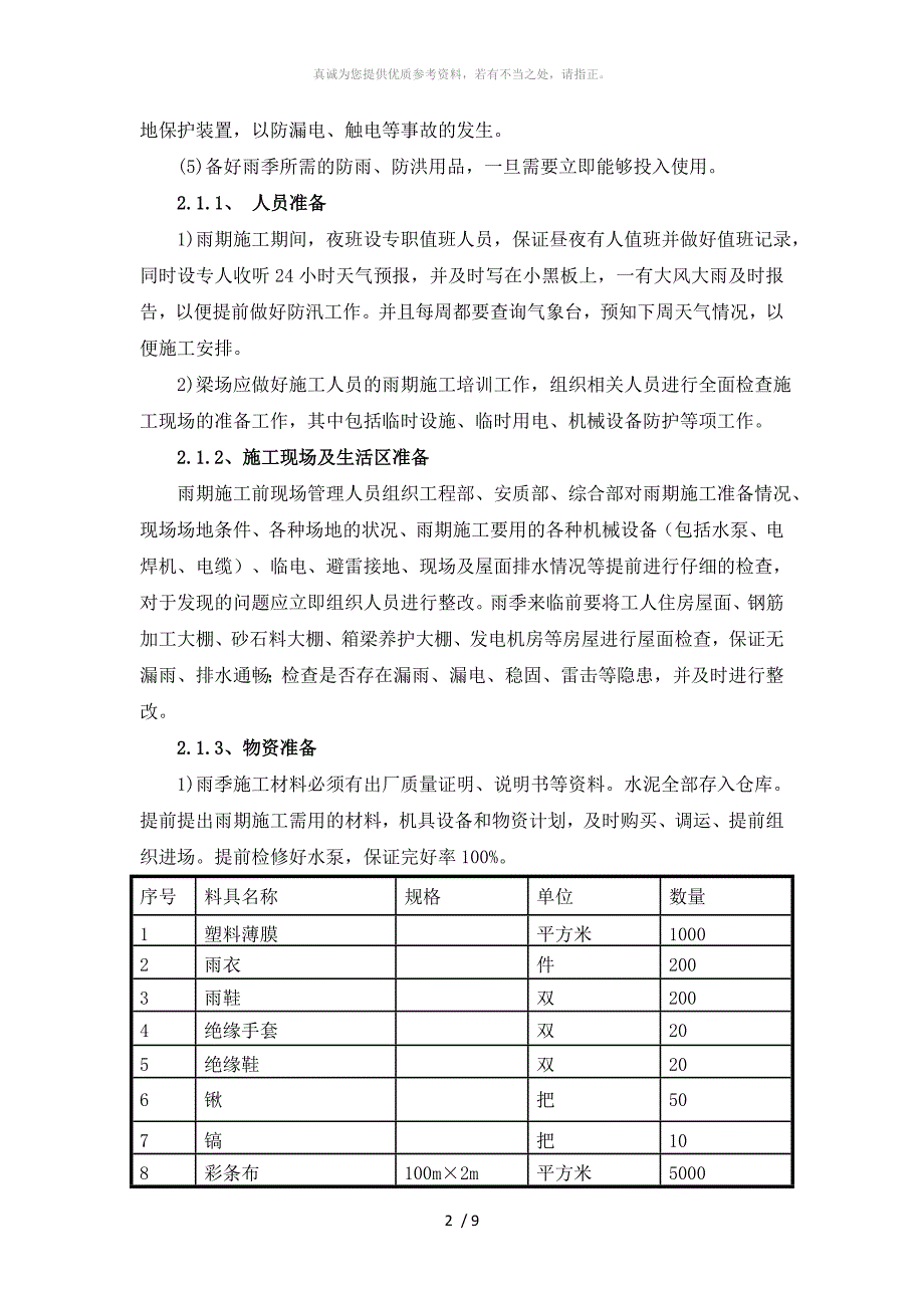 梁场雨季施工方案_第4页