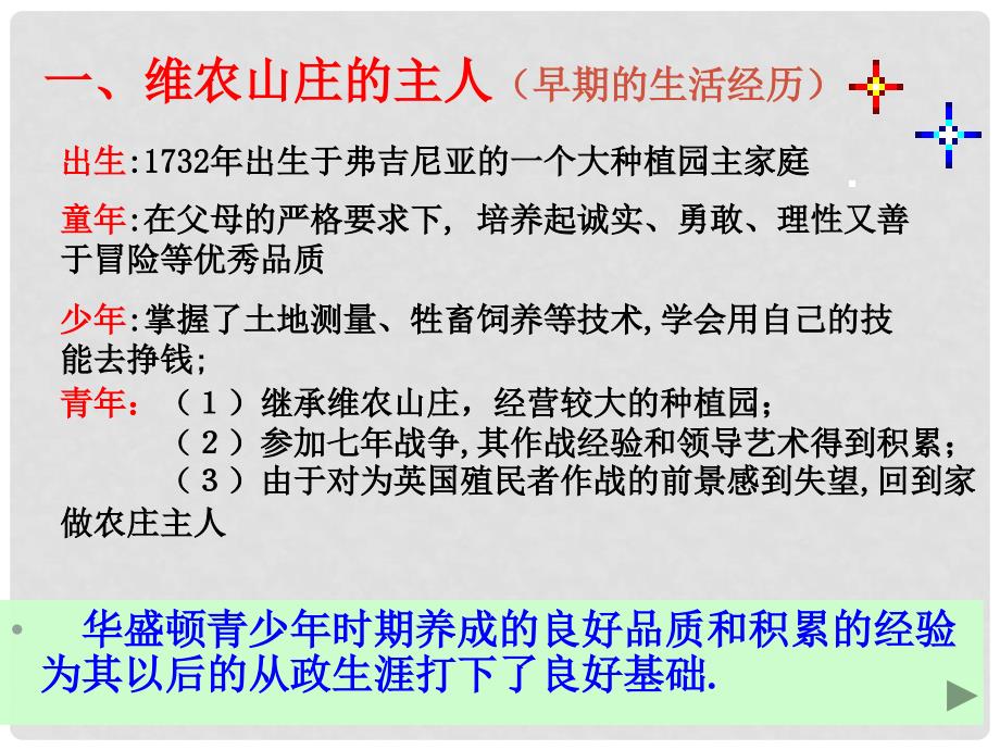 高中历史美国国父华盛顿 课件人教版选修四_第4页