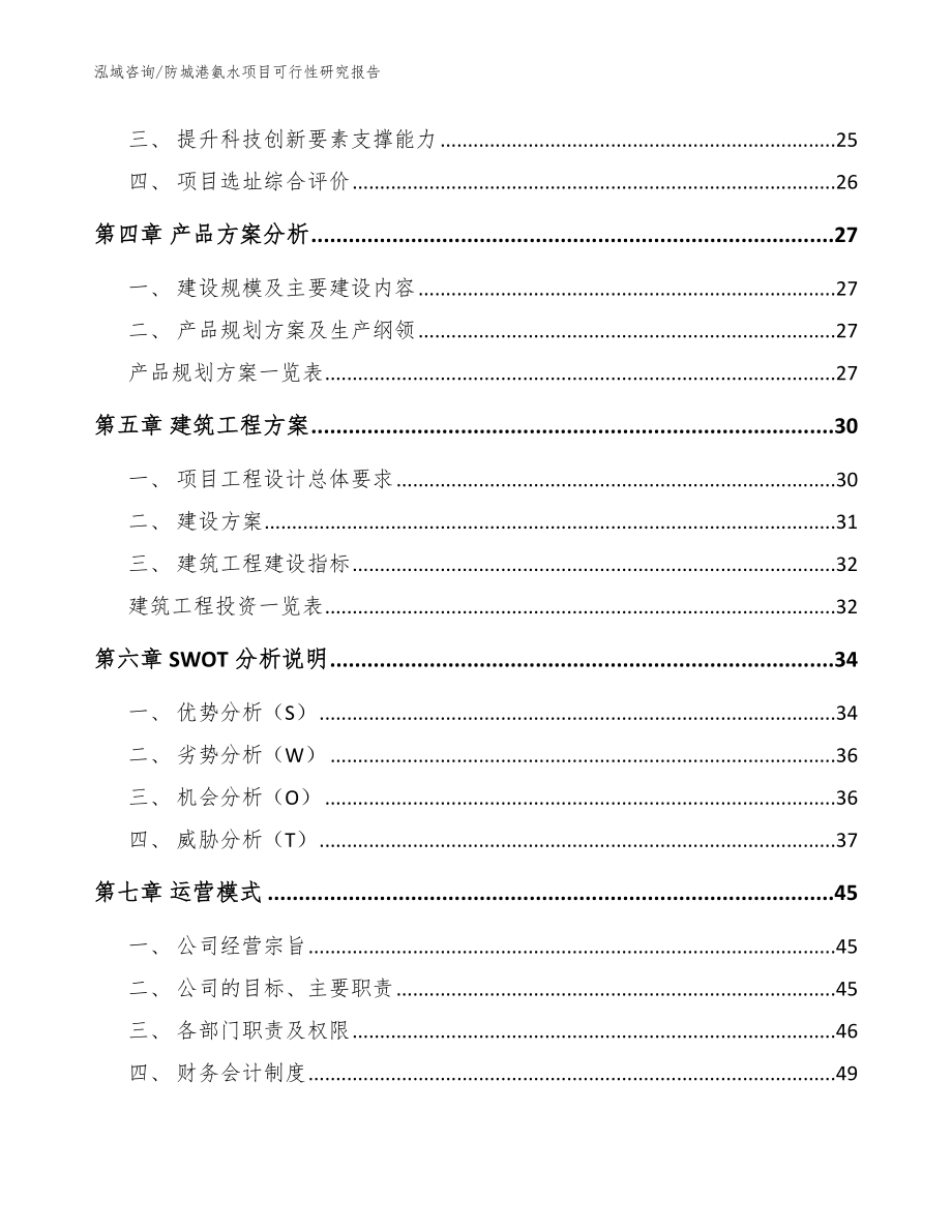 防城港氨水项目可行性研究报告_范文_第2页