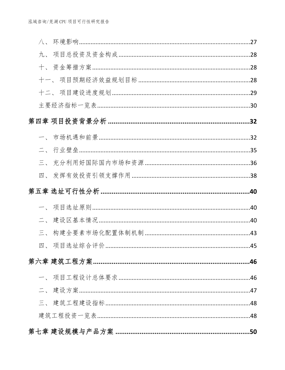 芜湖CPU项目可行性研究报告（范文模板）_第2页