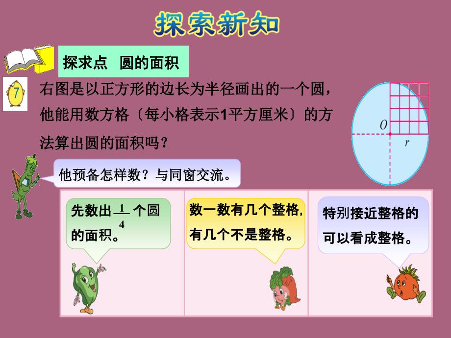 五年级下册数学6圆的面积苏教版ppt课件_第4页