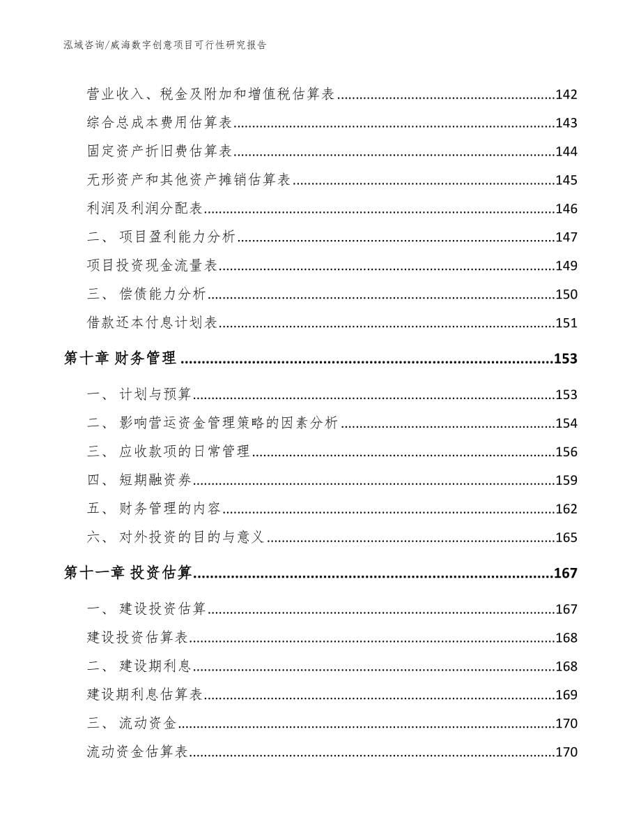 威海数字创意项目可行性研究报告【参考模板】_第5页