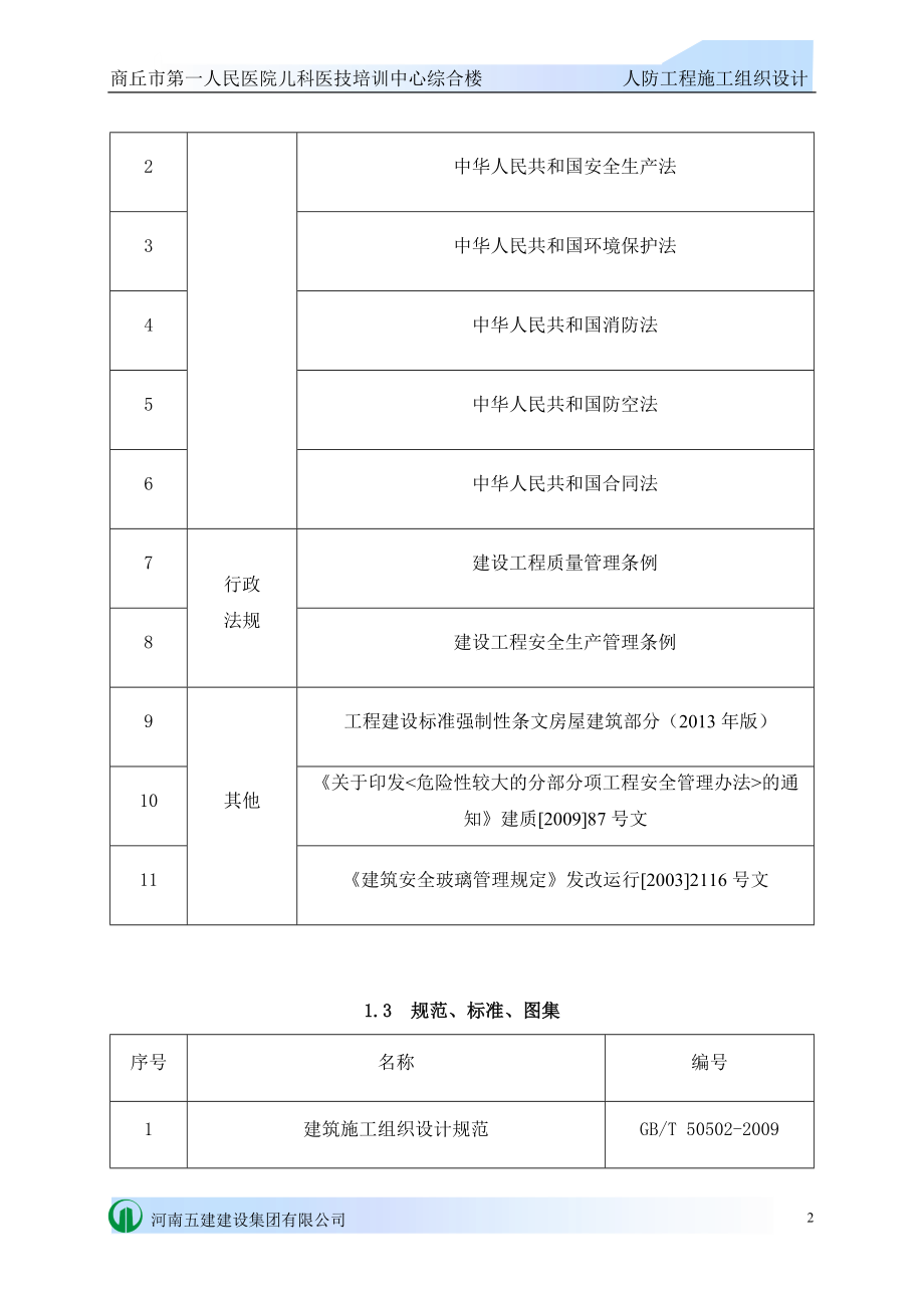 人防施工组织设计概述_第2页