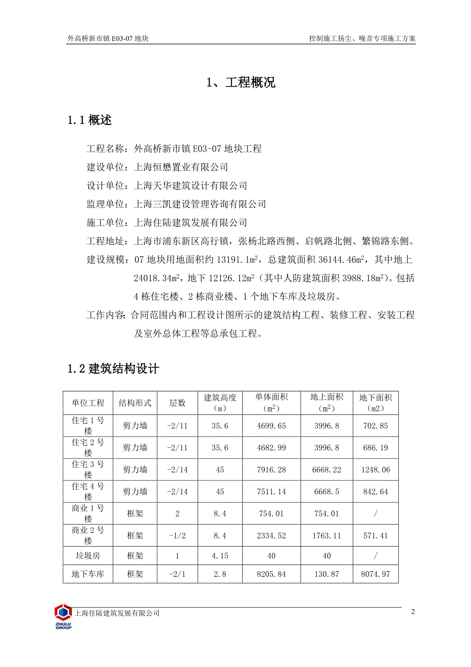 上海某高层商业综合项目控制施工扬尘、噪音专项方案_第2页