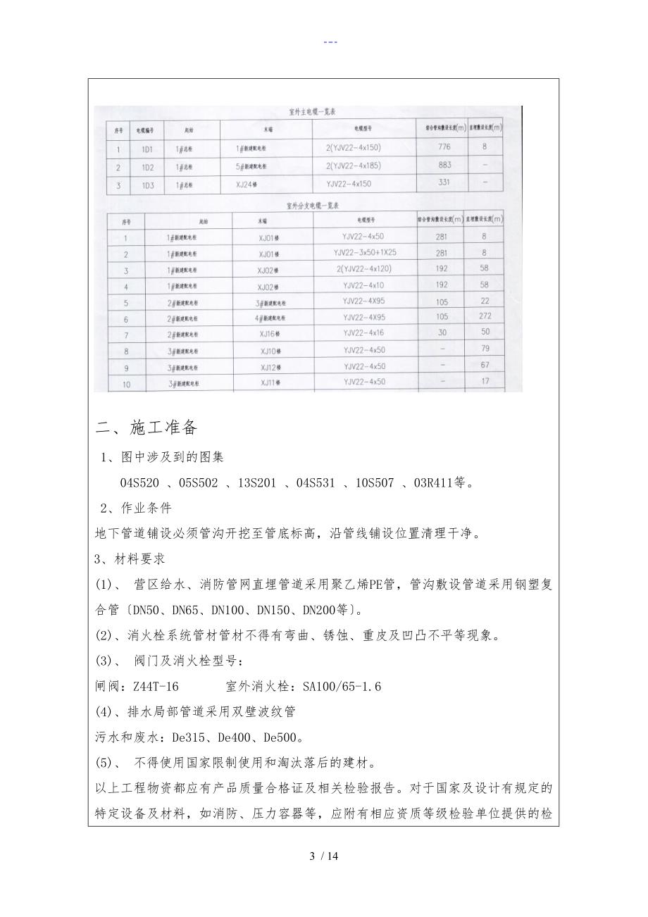 室外管网施工安全技术交底记录大全_第3页