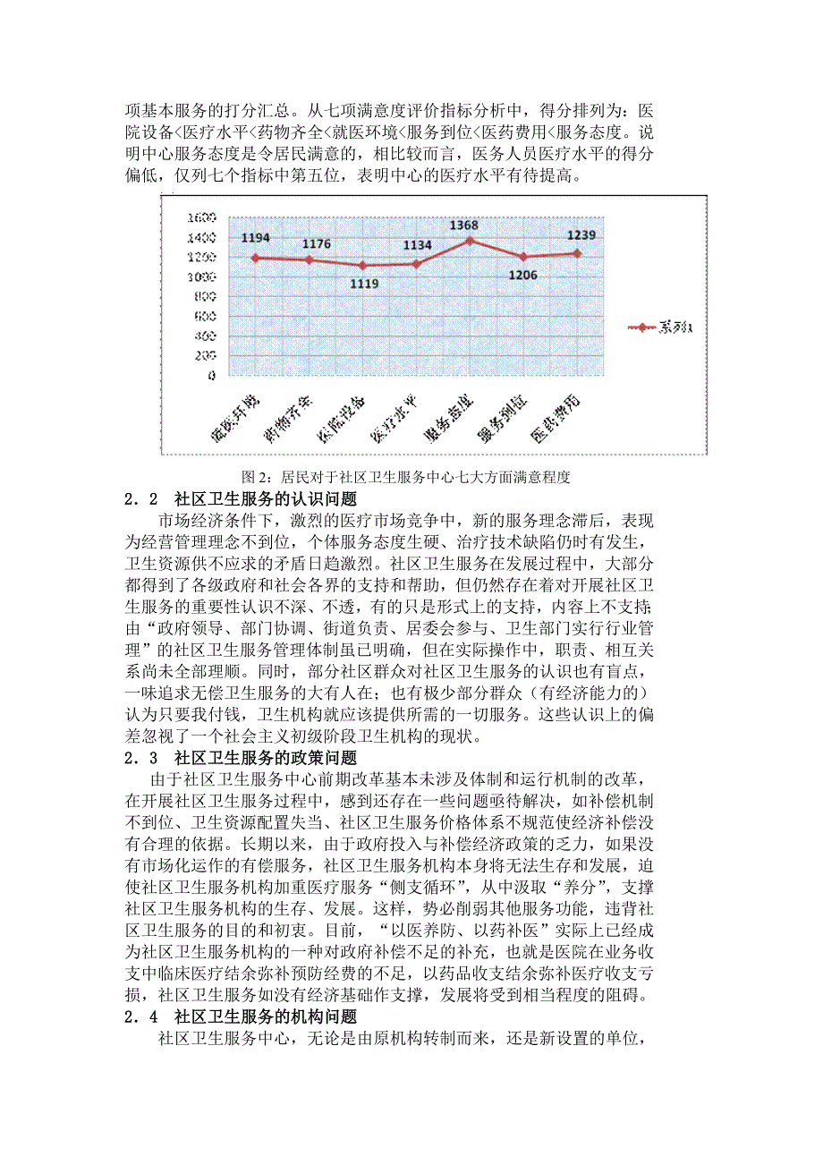 社区卫生服务中心的现状, 问题及对策分析_第3页