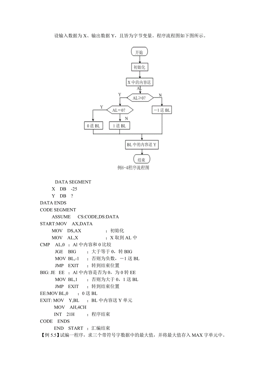 汇编语言程序例题_第4页