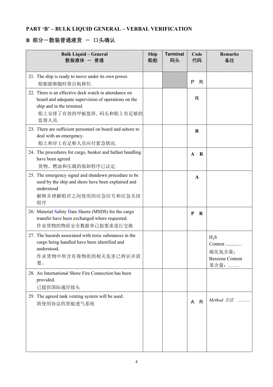 船岸安全检查表_第4页