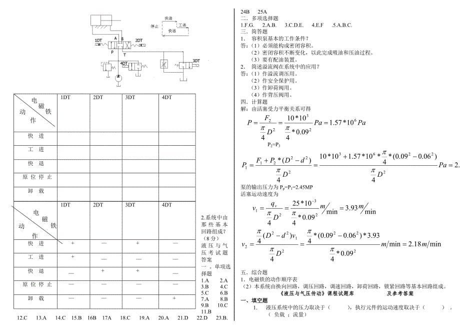 山东大学液压与气压传动试题.doc_第5页