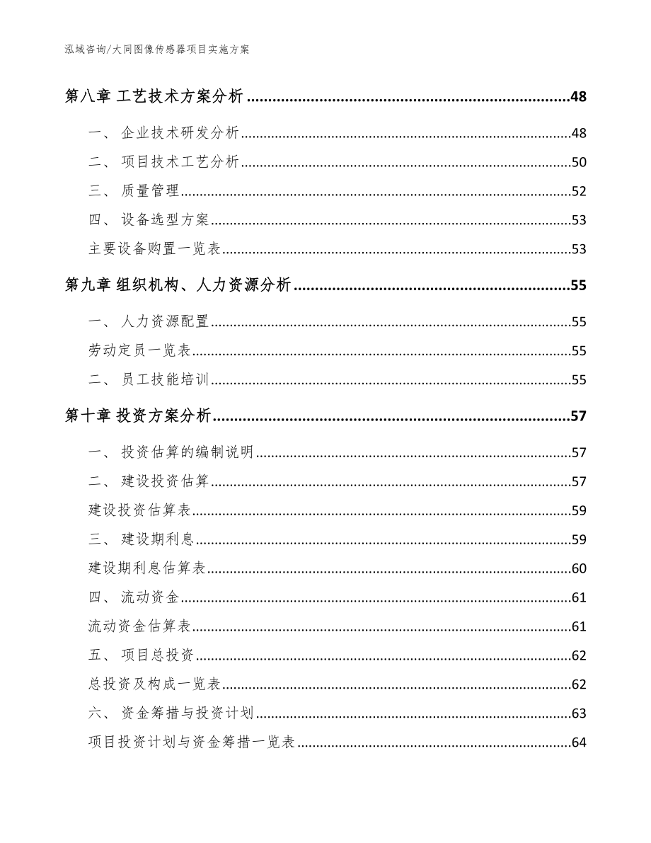 大同图像传感器项目实施方案【参考模板】_第3页