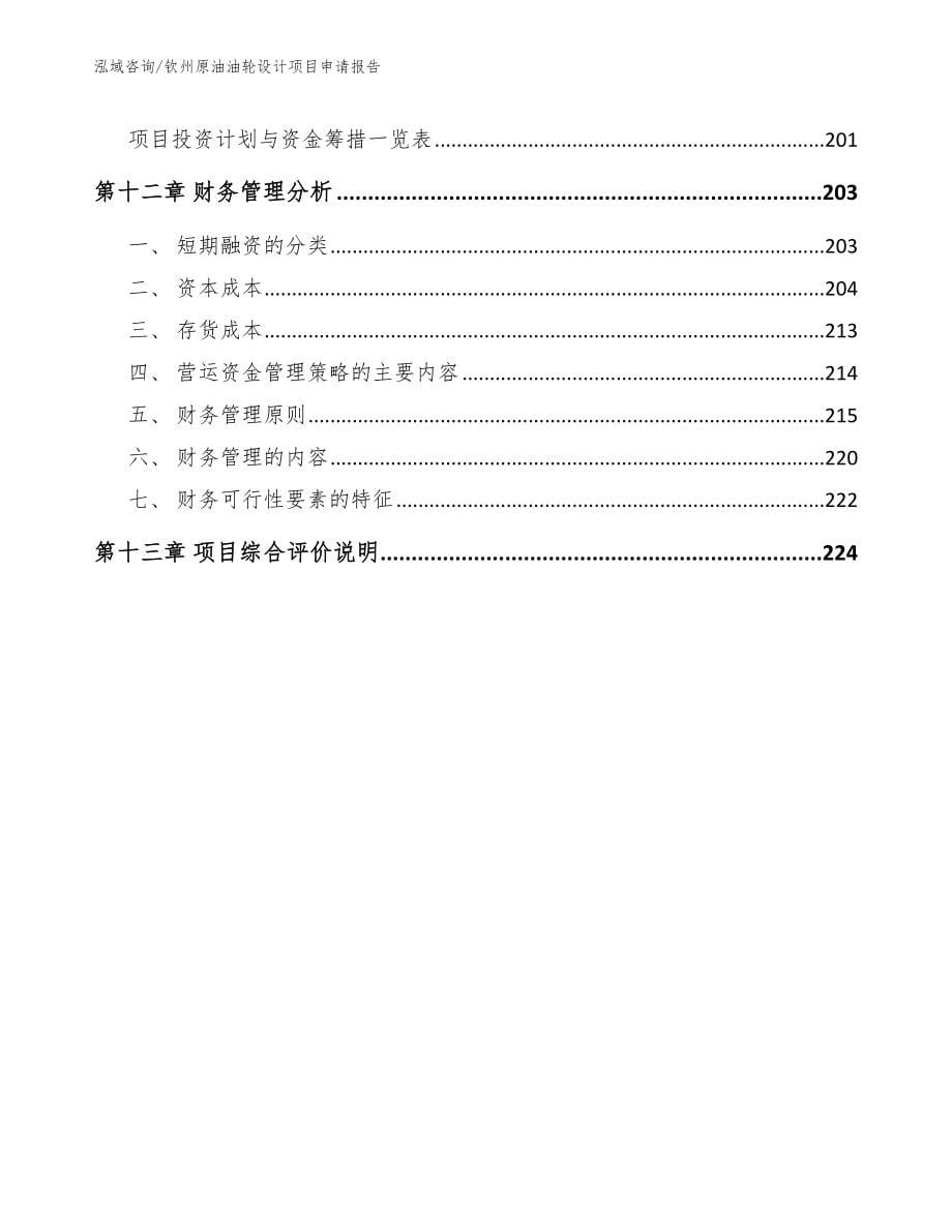 钦州原油油轮设计项目申请报告参考模板_第5页