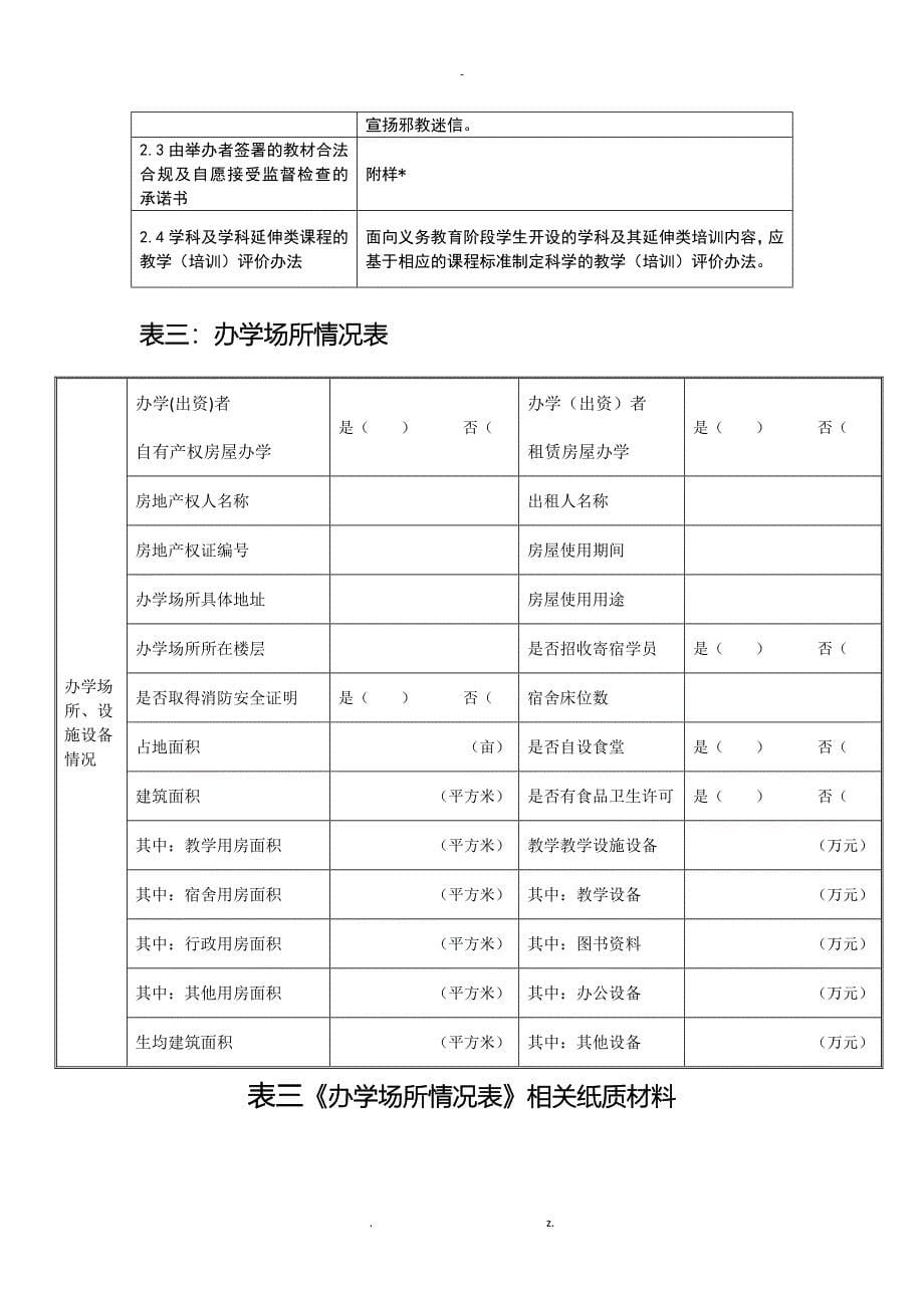 办事指南——新设非营利性民办培训机构(新版_第5页