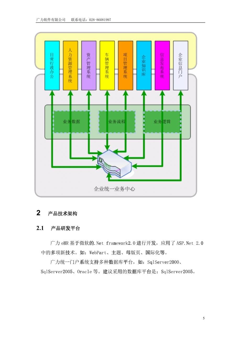 广力人力资源管理系统功能简介_第5页