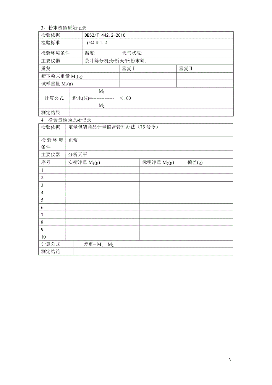 茶叶产品出厂检验报告单.doc_第3页