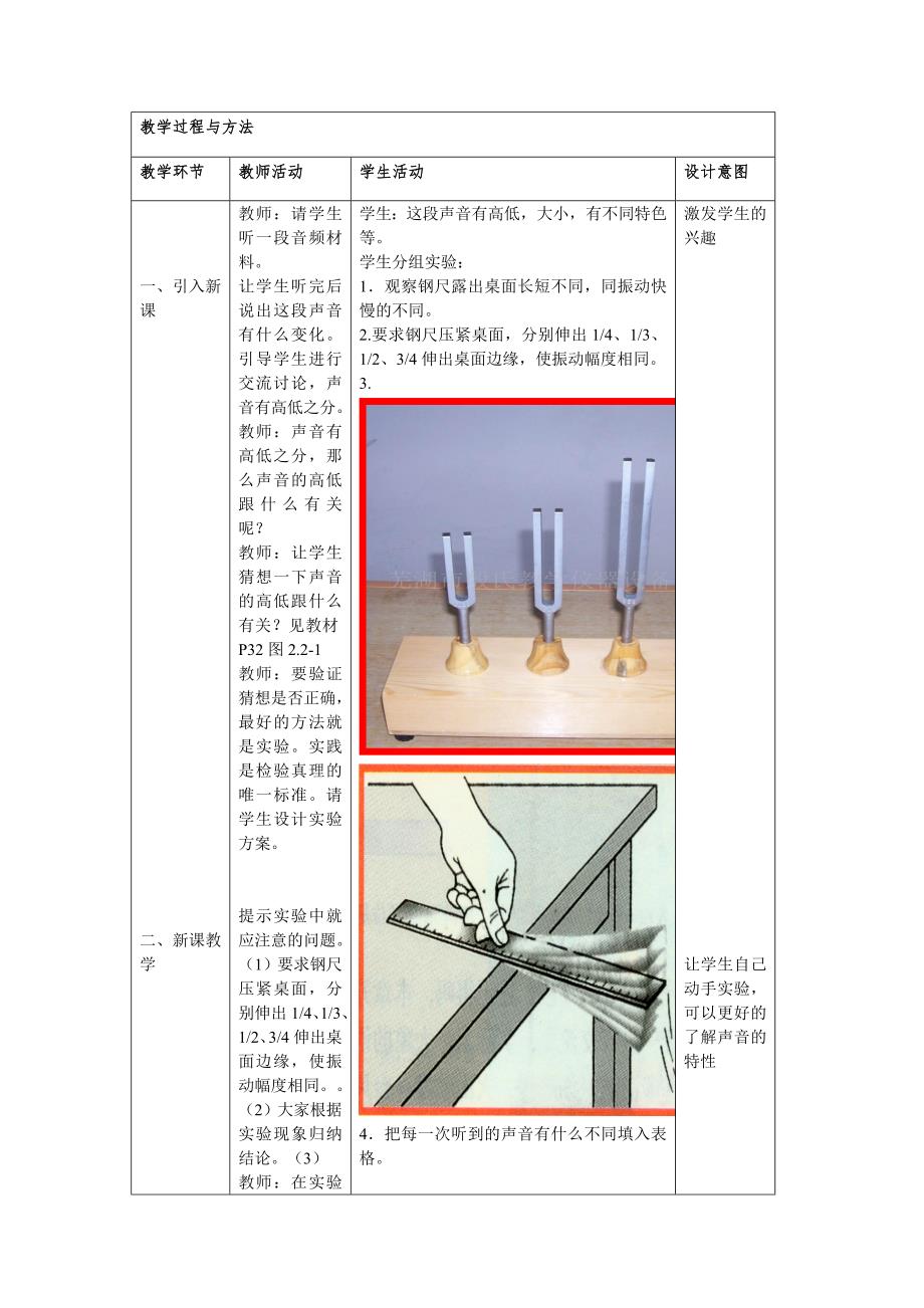 《声音的特性》教学设计_第2页