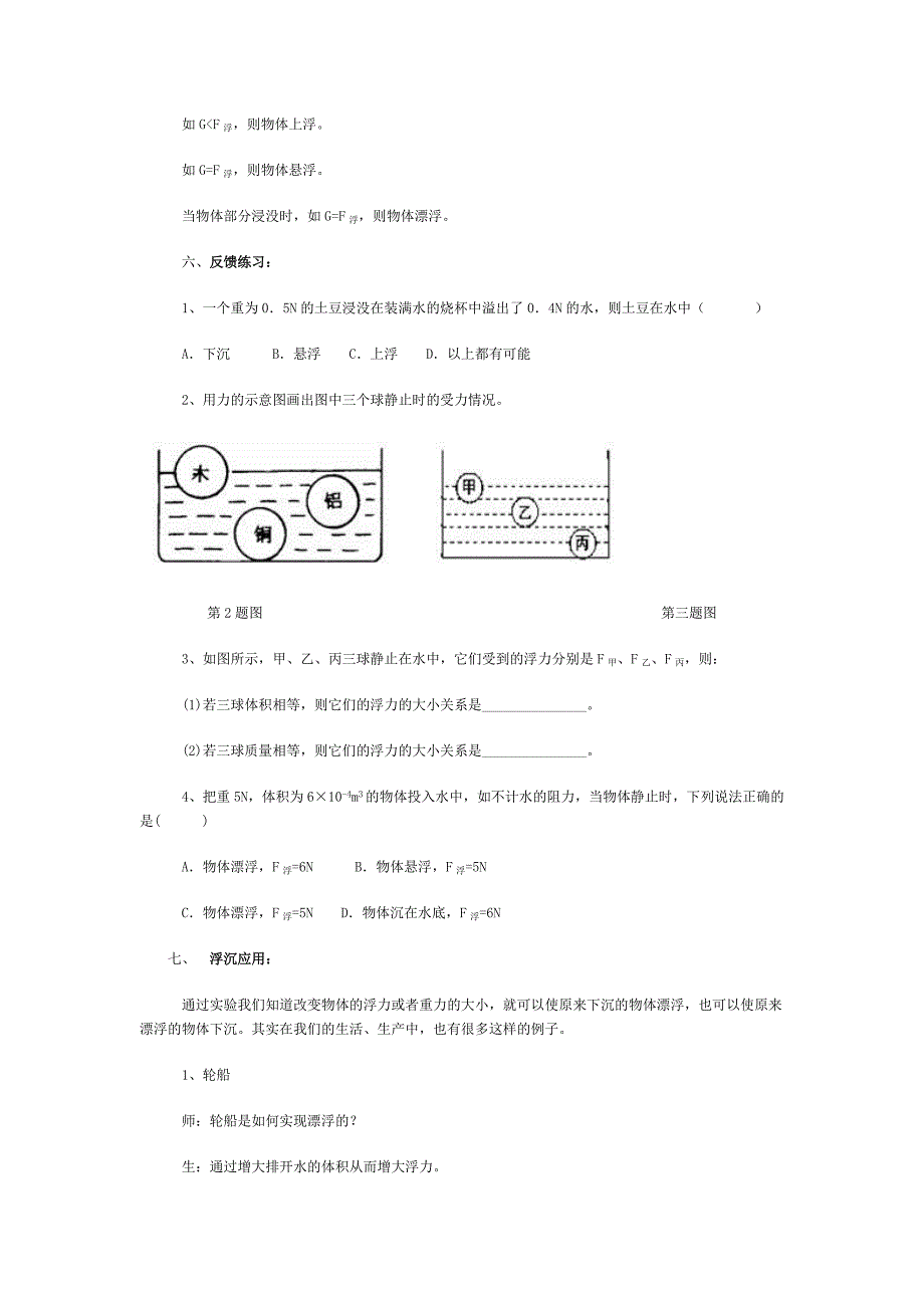 物体的浮沉条件.doc_第4页