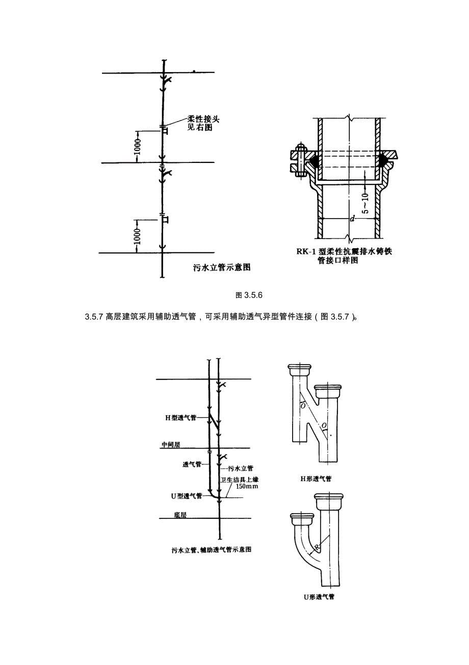 室内铸铁排水管道安装施工工艺标准[详]_第5页