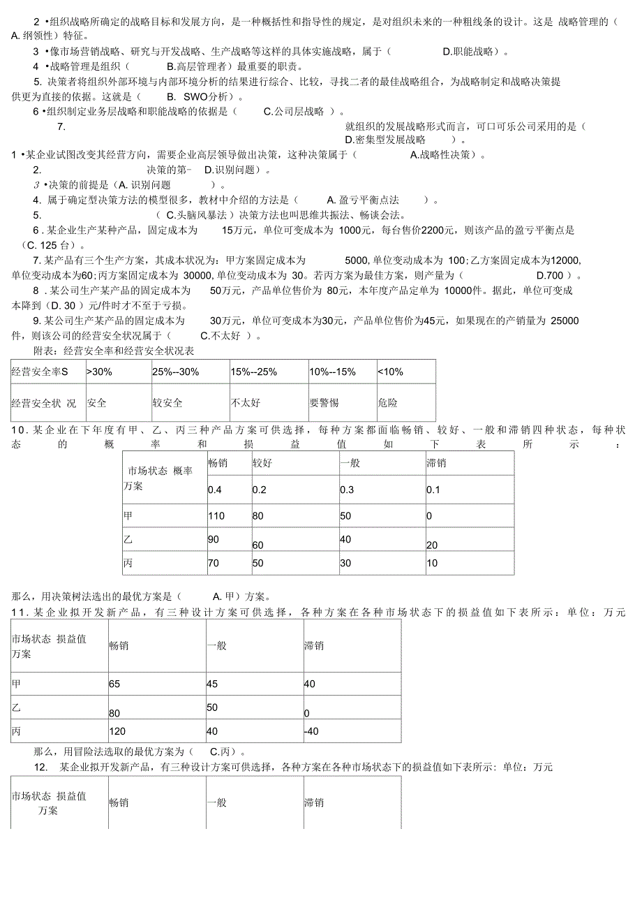 现代日常管理原理复习汇编_第2页