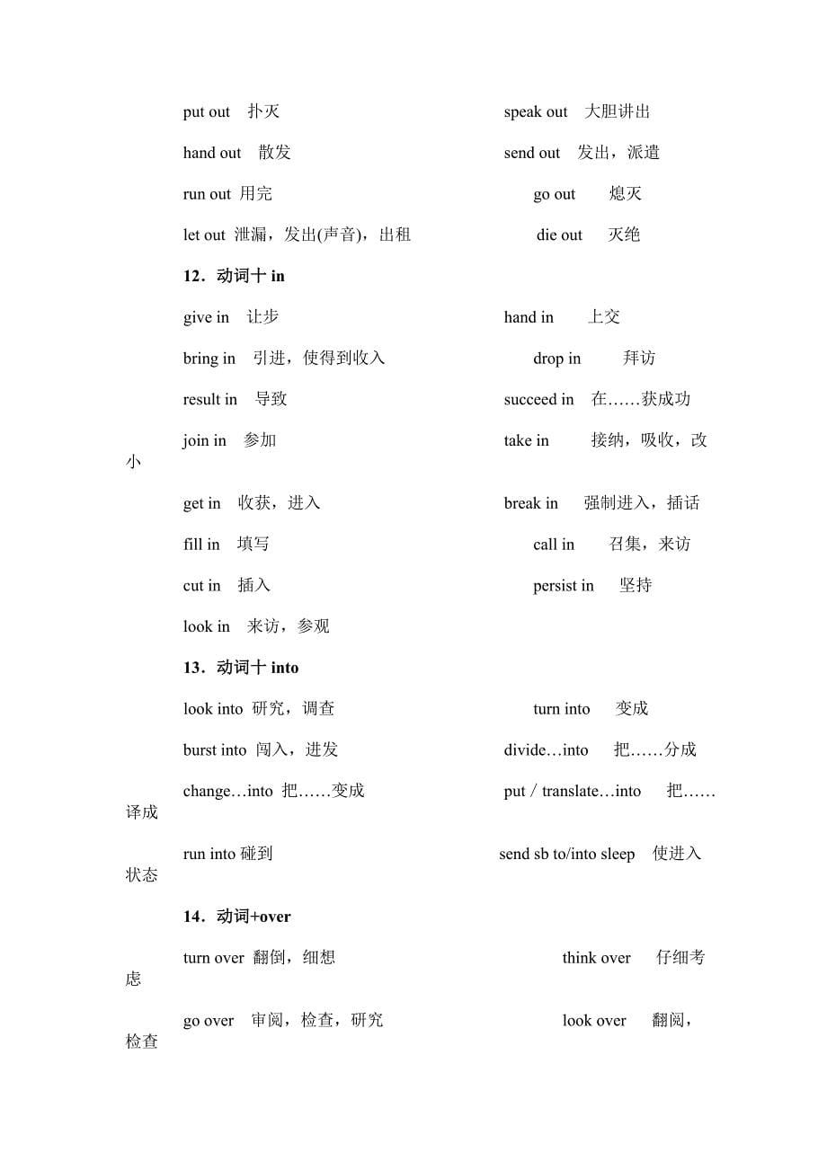 高中英语北师大版单词按小词记忆_第5页