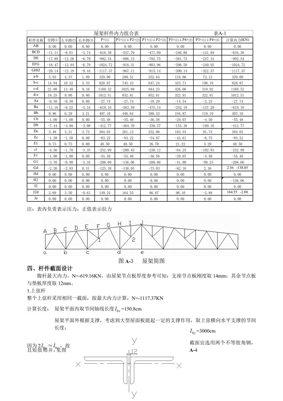 米跨度钢结构课程设计示例_第4页