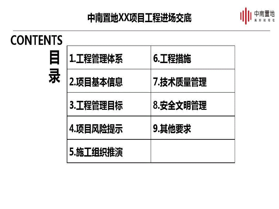 中南置地XX项目工程标前交底52页PPT课件_第4页