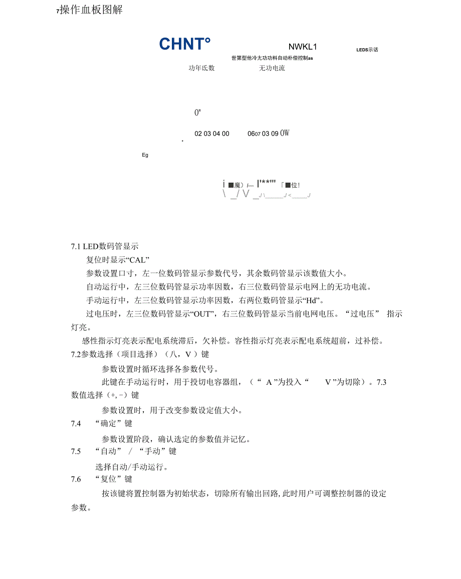正泰nwkl1无功补偿控制器说明书_第4页