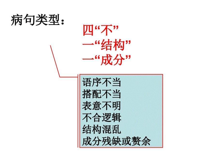 辨析并修改病句_第5页