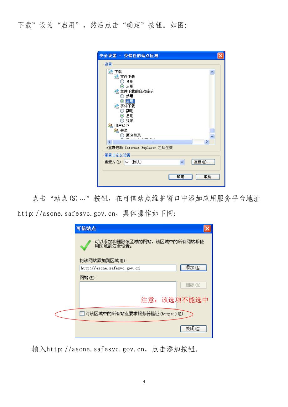 外汇应用系统访问设置手册企业1.0版_第4页