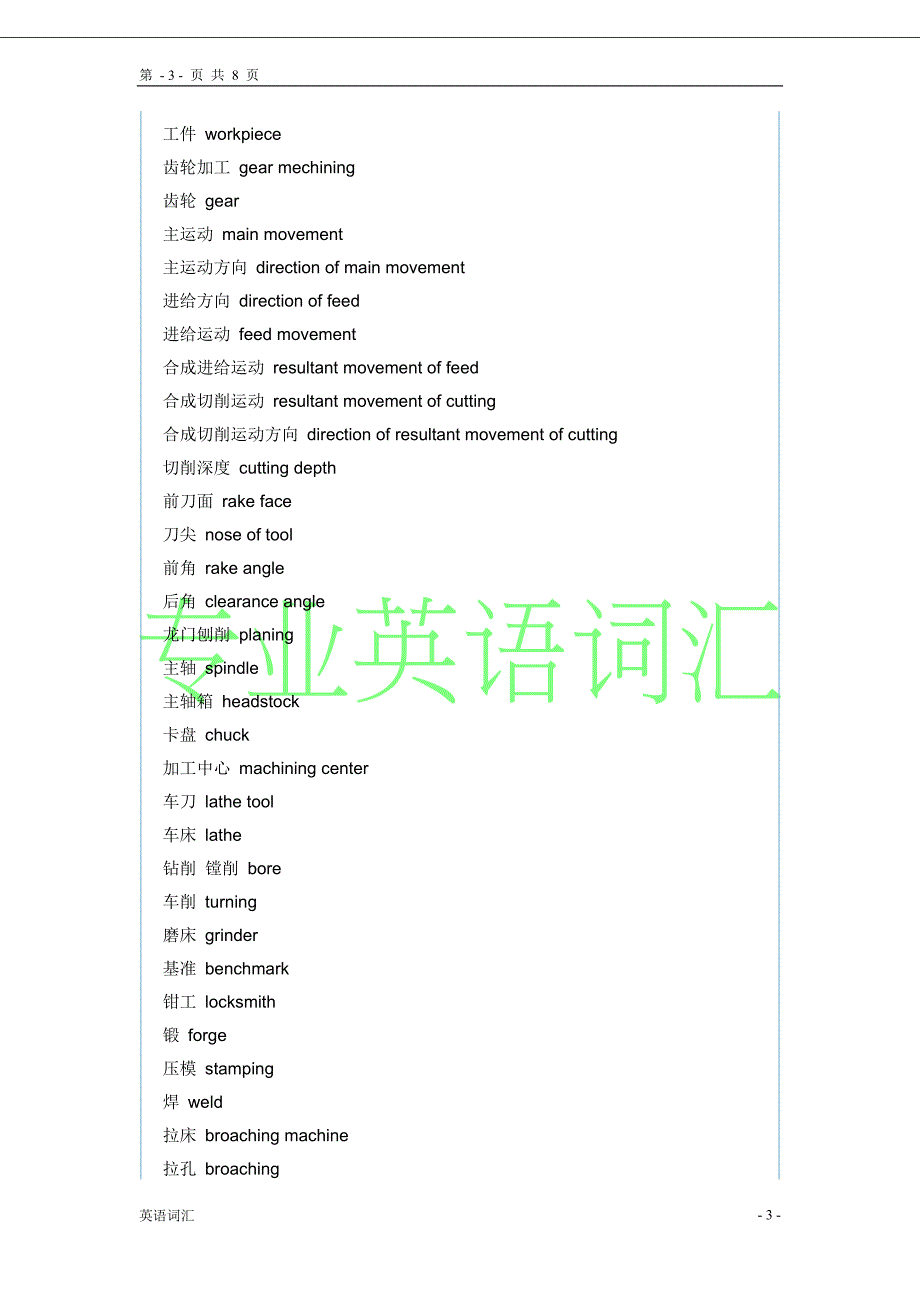 机械专业英语词汇.doc_第3页