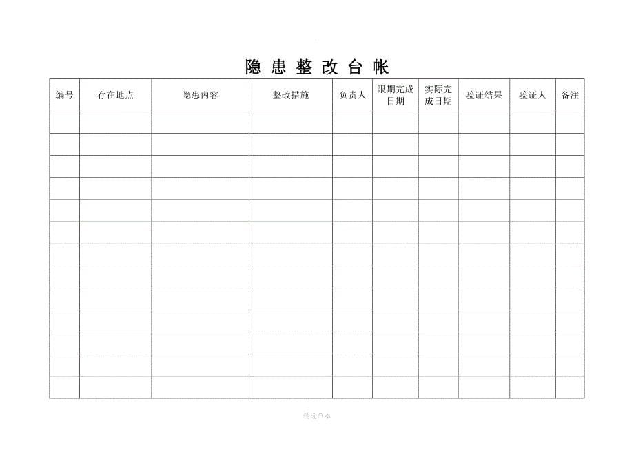 公司安全生产12个台帐范本_第5页