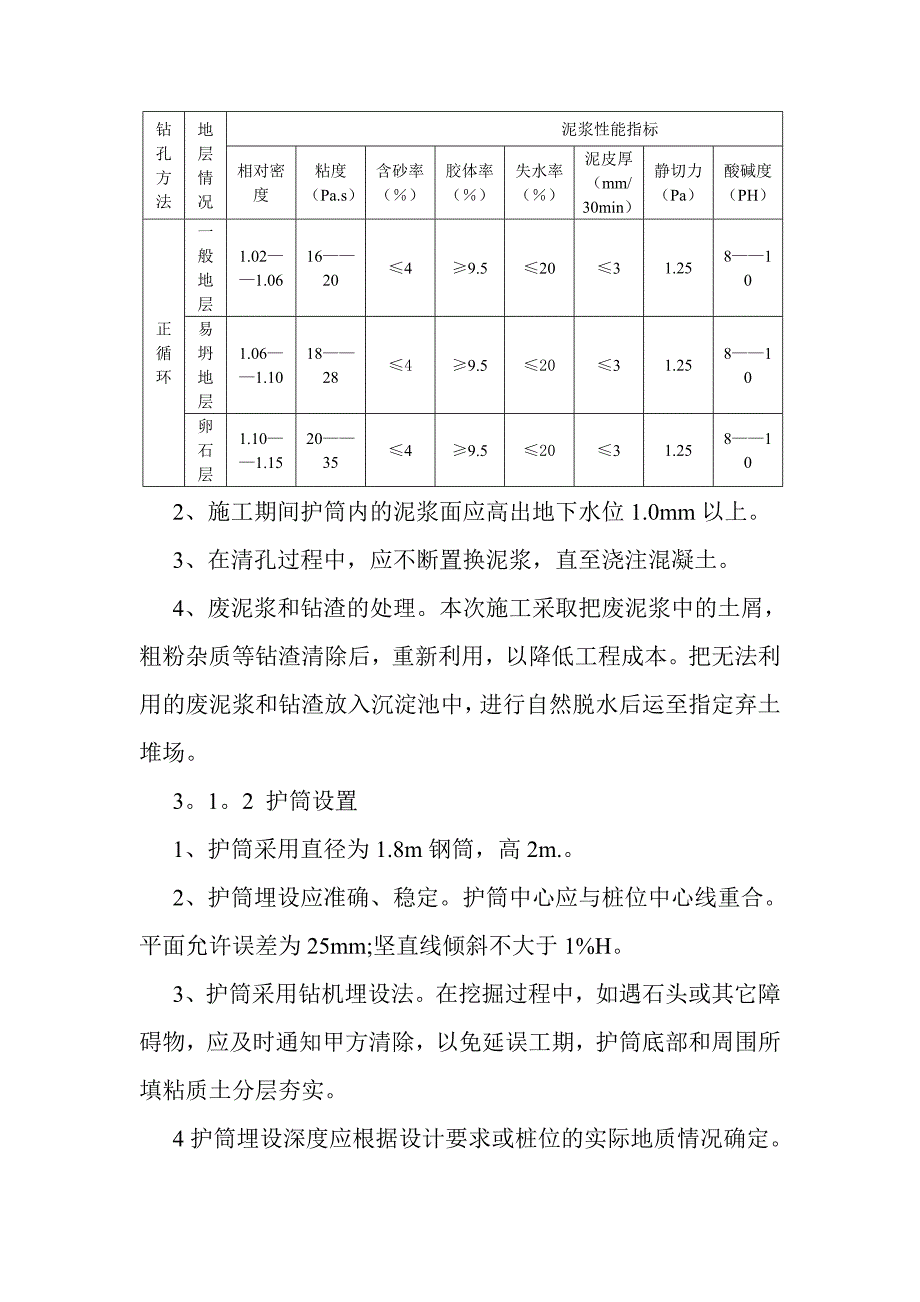 泥浆护壁钻孔灌注桩施工方案_第2页