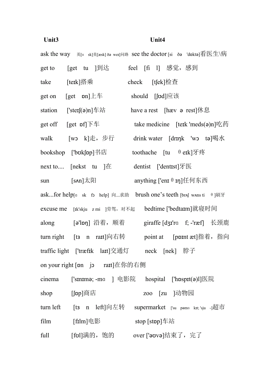 江苏译林版英语五年级下册5A单词表(附音标)_第2页