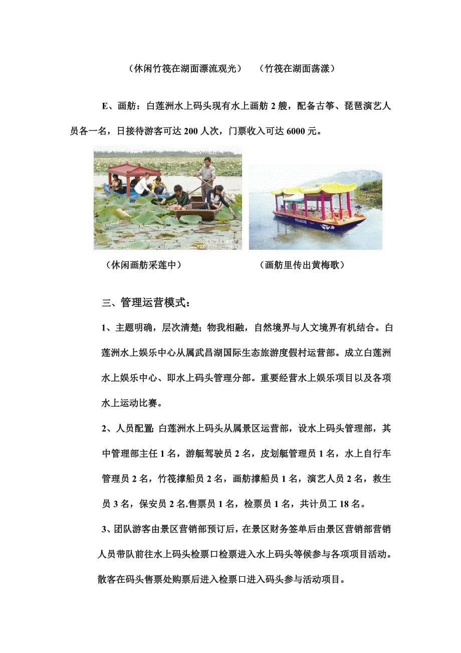 白莲洲水上娱乐中心运营策划书_第5页