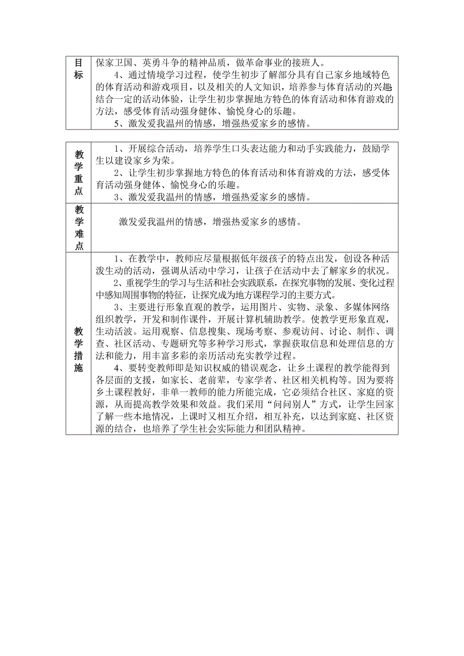 二上话说温州教学计划_第2页