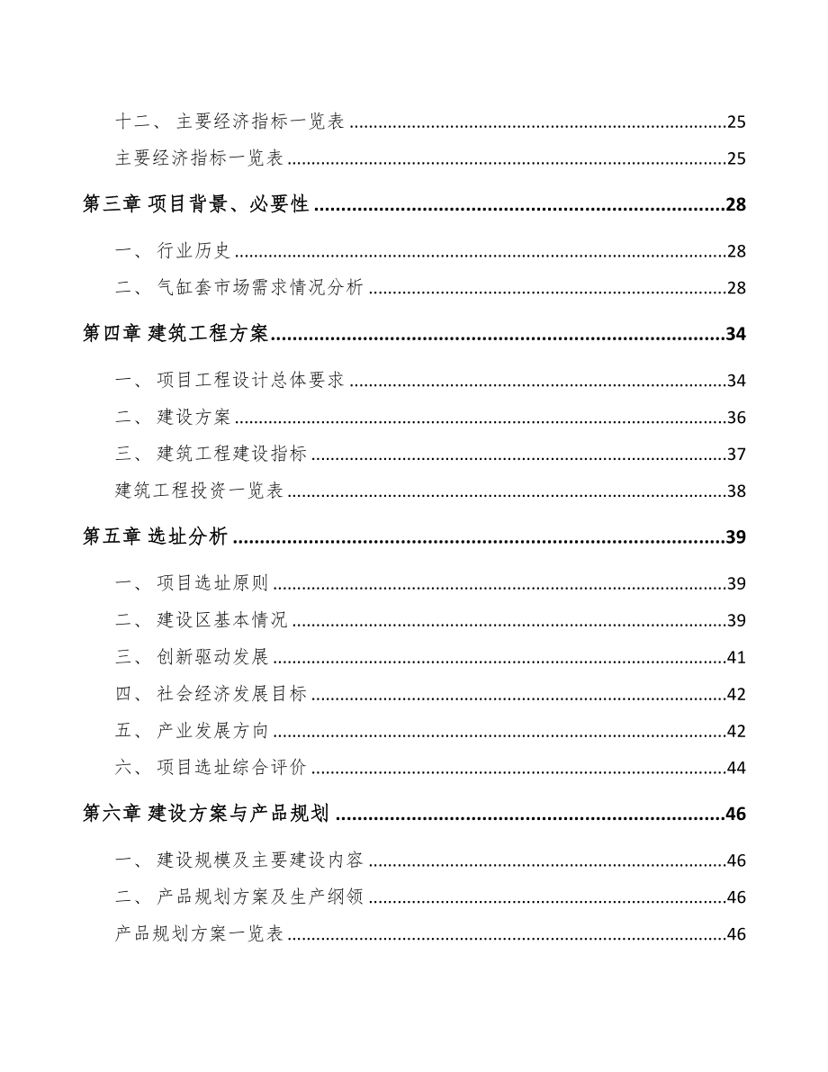 内蒙古气缸套项目可行性研究报告(DOC 98页)_第2页