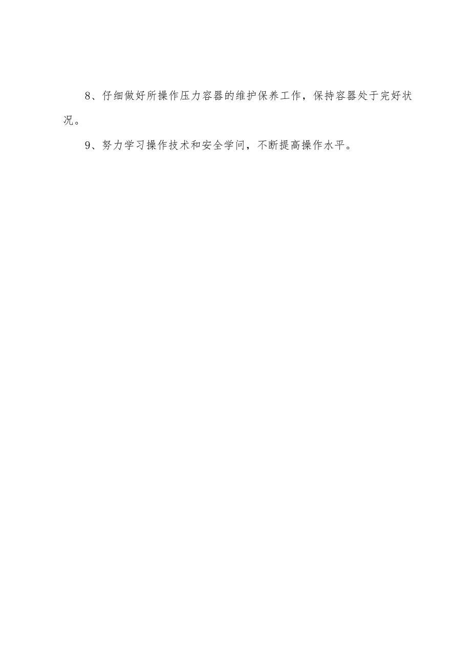 企业压力容器安全管理各级主要责任人员的职责.docx_第5页