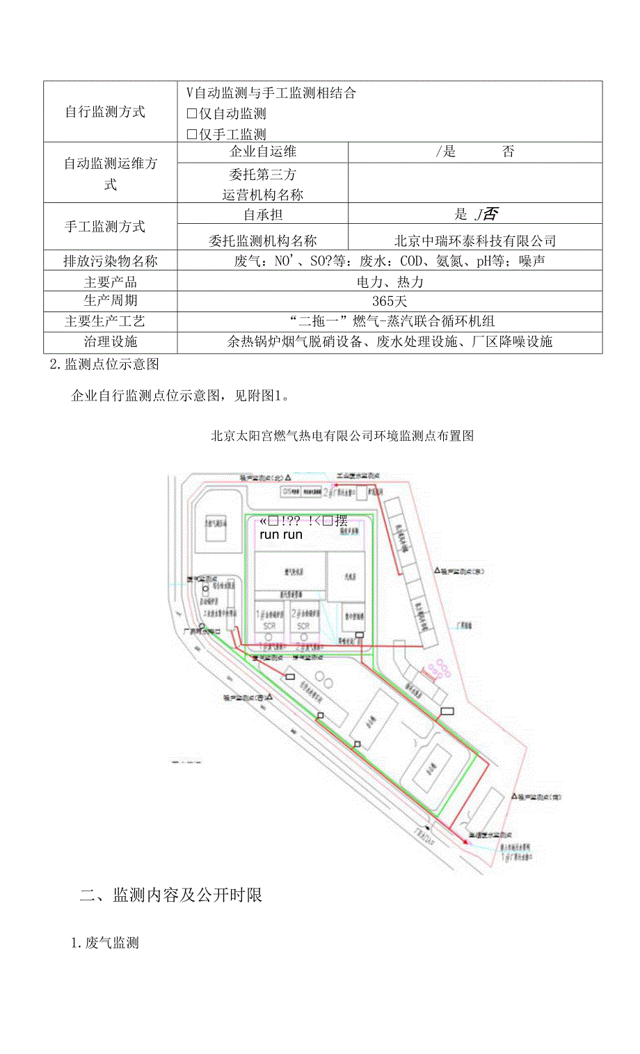 北京太阳宫燃气热电有限公司2021年自行环境监测方案_第2页