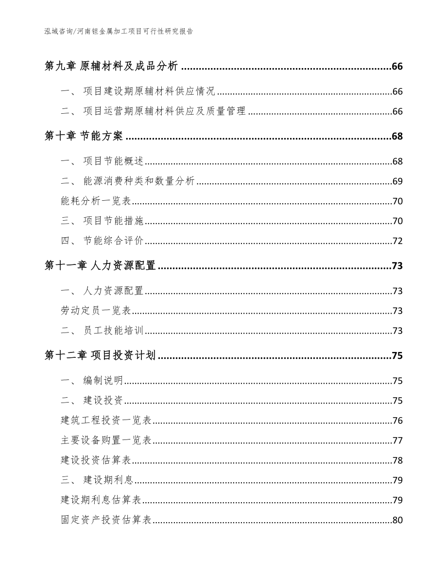 河南钽金属加工项目可行性研究报告【模板范本】_第4页