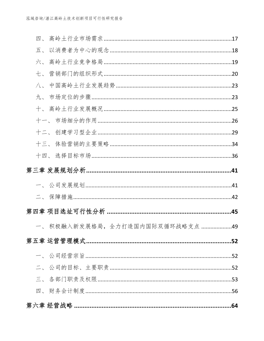 湛江高岭土技术创新项目可行性研究报告_第4页