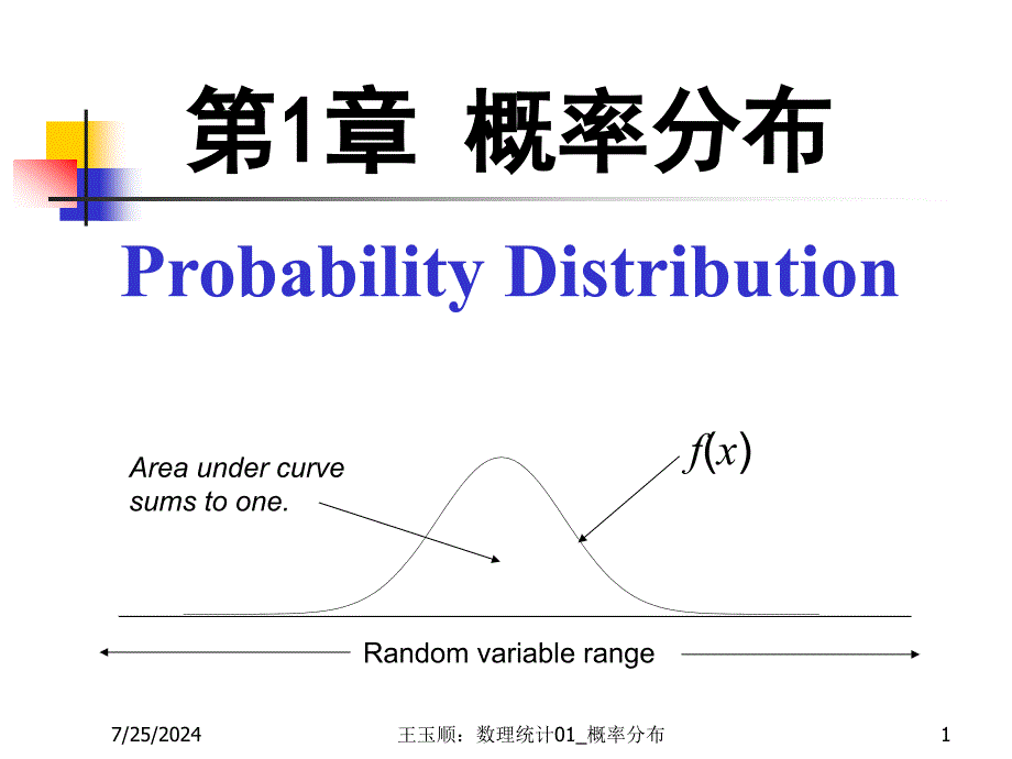 数理统计CH概率分布_第1页