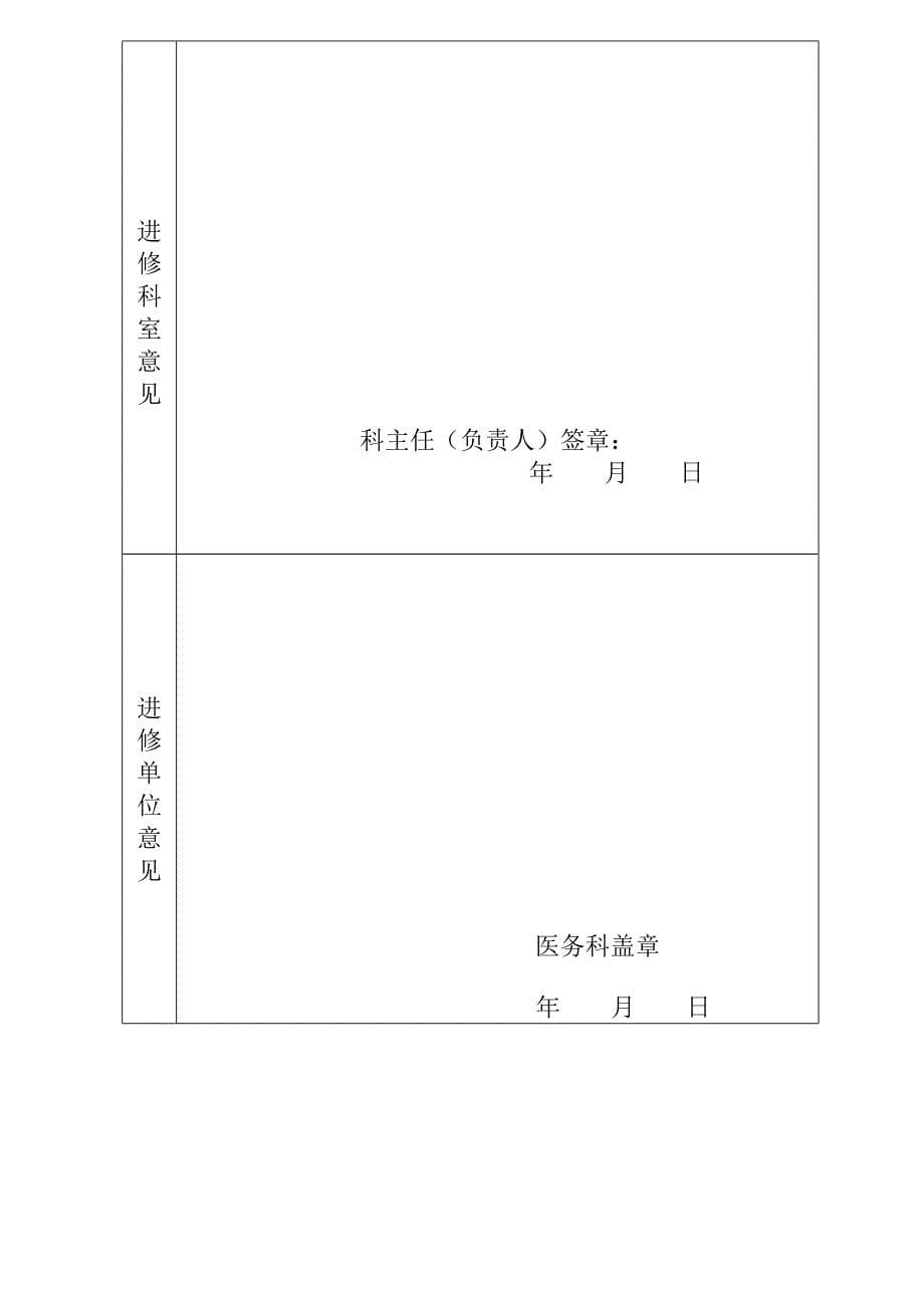 医院进修人员鉴定表.doc_第5页