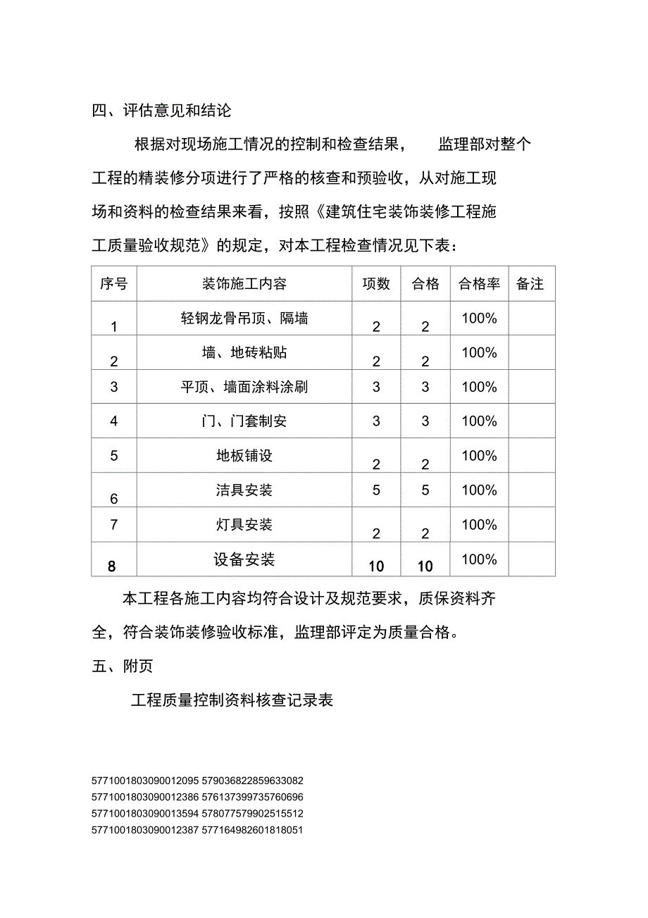 富达监理精装修工程质量评估报告_第4页